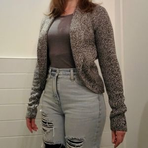 2/$20 Heather Grey Open Front Cardigan